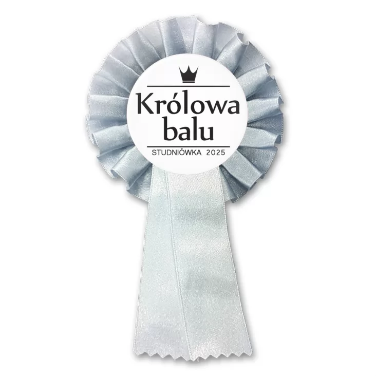przypinka kotylion Królowa balu na studniówkę