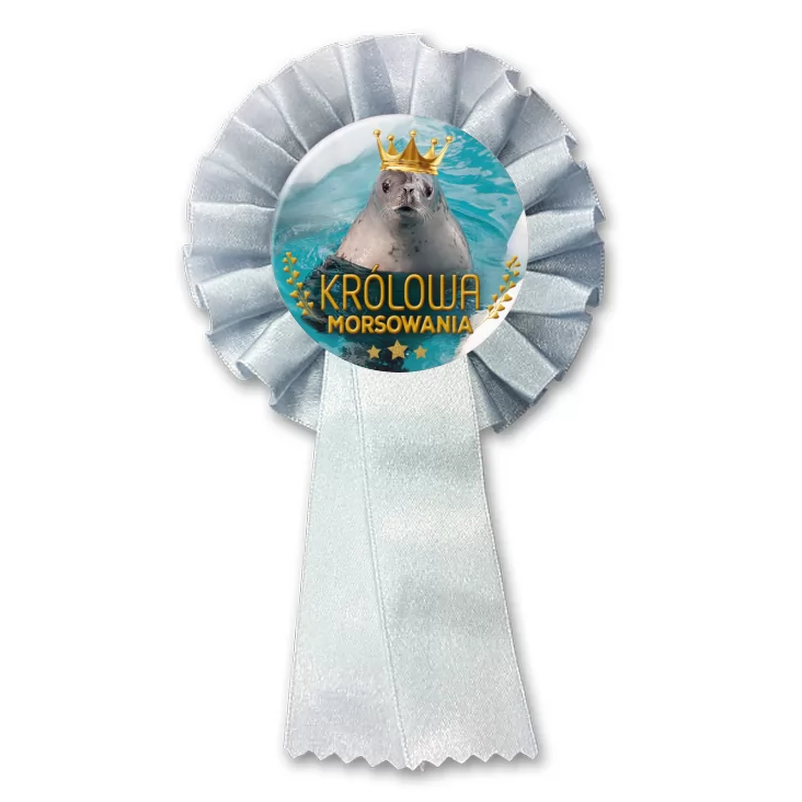 przypinka kotylion Królowa morsowania