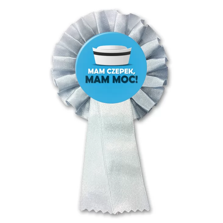 przypinka kotylion Mam czepek mam moc