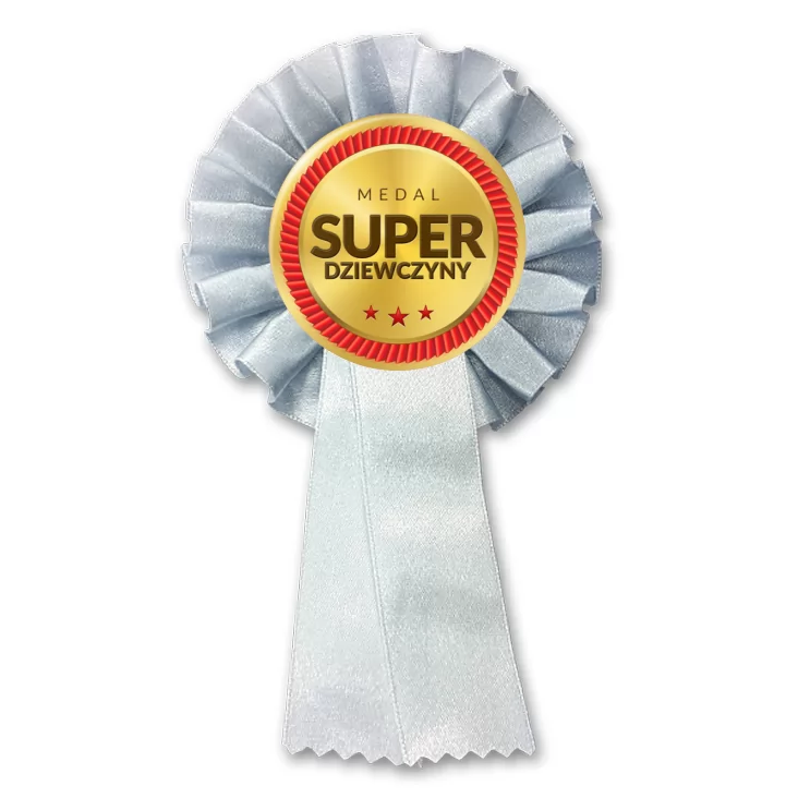 przypinka kotylion Medal Super Dziewczyny