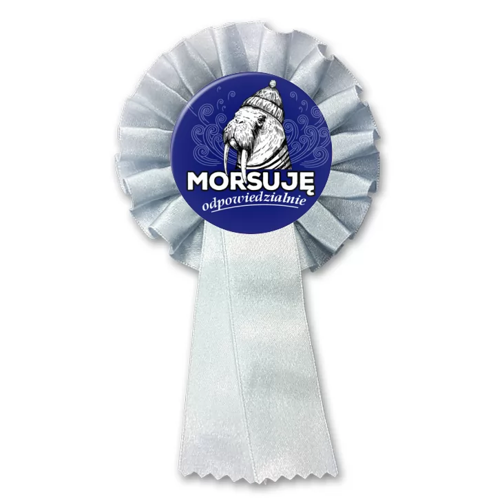 przypinka kotylion Morsuję odpowiedzialnie