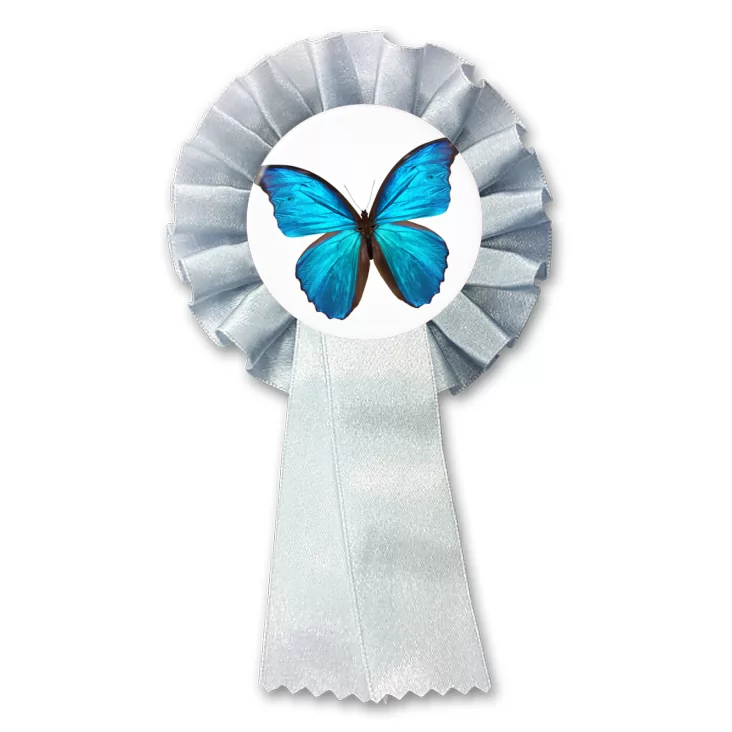przypinka kotylion Motyl modraszek