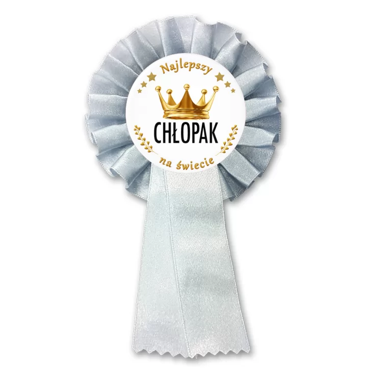 przypinka kotylion Najlepszy chłopak na świecie