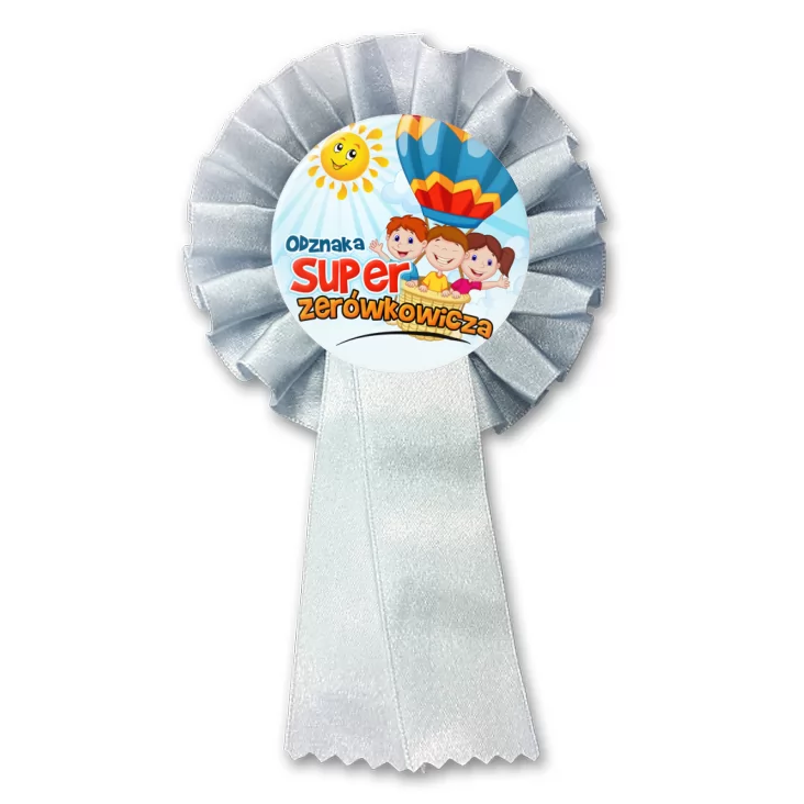 przypinka kotylion Odznaka Super Zerówkowicza
