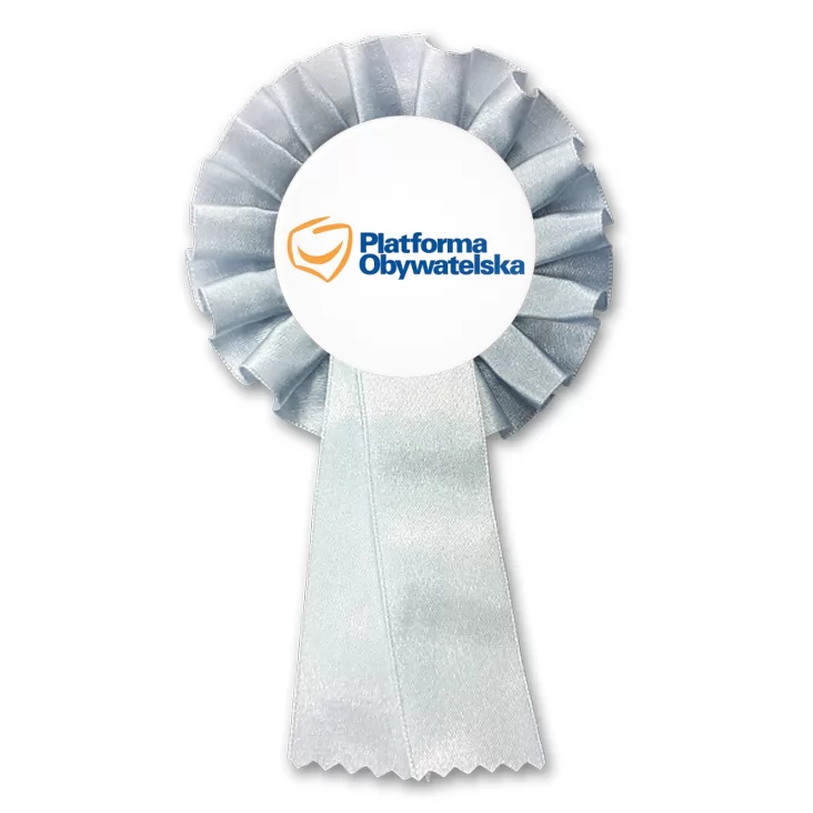 przypinka kotylion Platforma Obywatelska PO