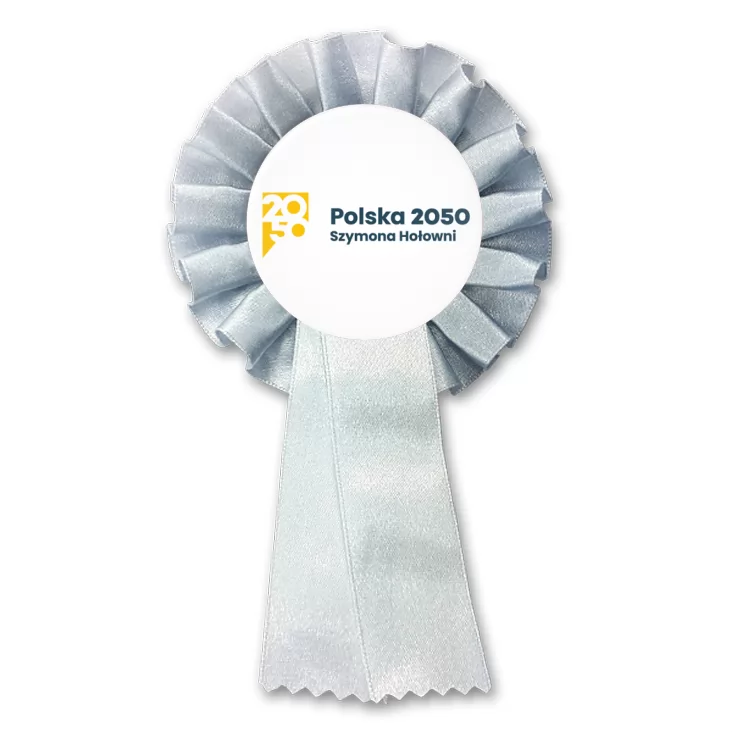 przypinka kotylion Polska 2050