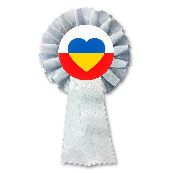 przypinka kotylion Polska wspiera Ukrainę