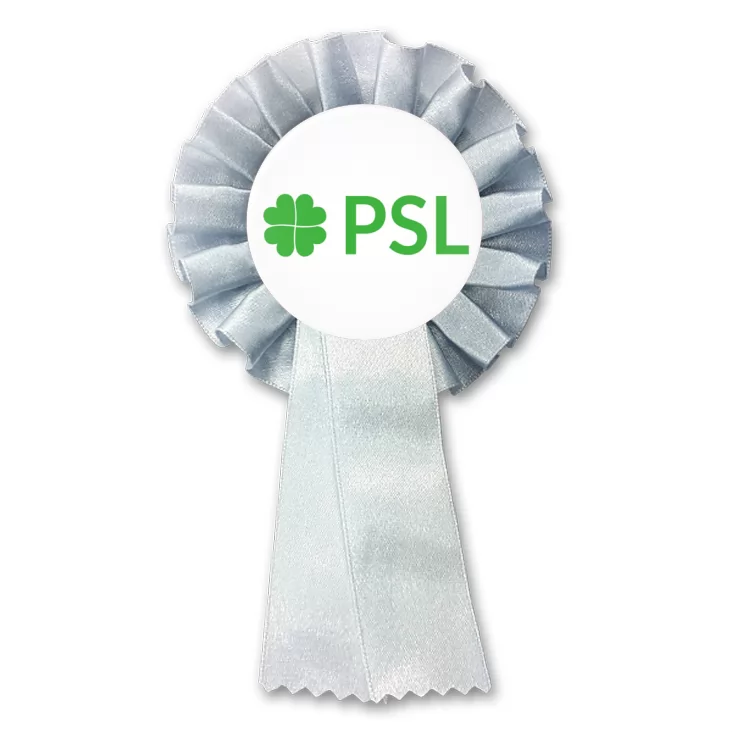 przypinka kotylion Polskie Stronnictwo Ludowe PSL