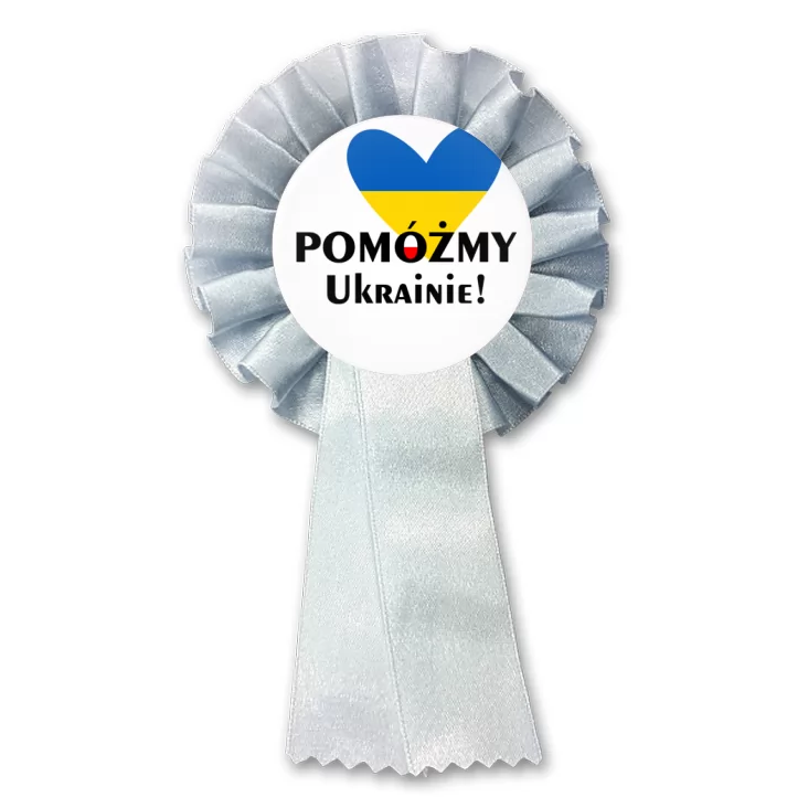przypinka kotylion Pomoc dla Ukrainy