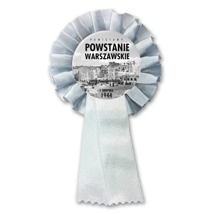 przypinka kotylion Powstanie Warszawskie stare zdjęcie