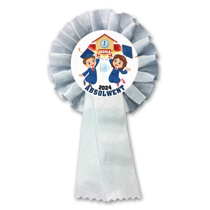przypinka kotylion Radośni absolwenci