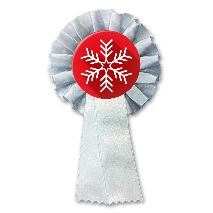 przypinka kotylion Śnieżynka