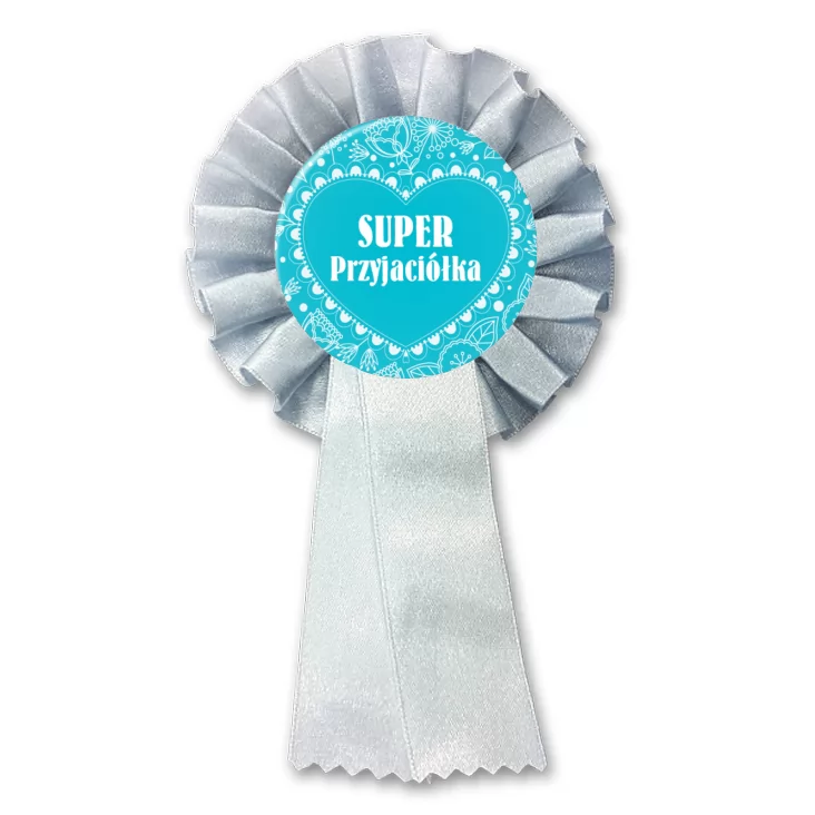 przypinka kotylion Super przyjaciółka