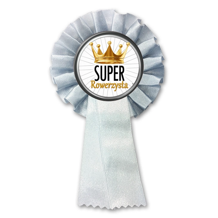 przypinka kotylion Super rowerzysta
