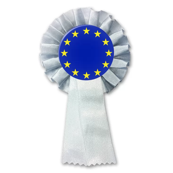 przypinka kotylion Unia Europejska Gwiazdki