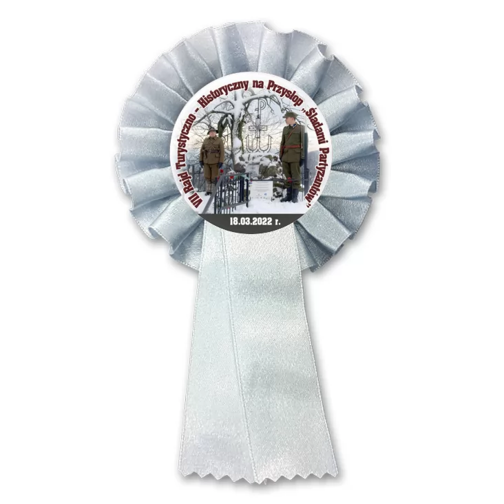 przypinka kotylion VII Rajd Turystyczno – Historyczny na Przysłop