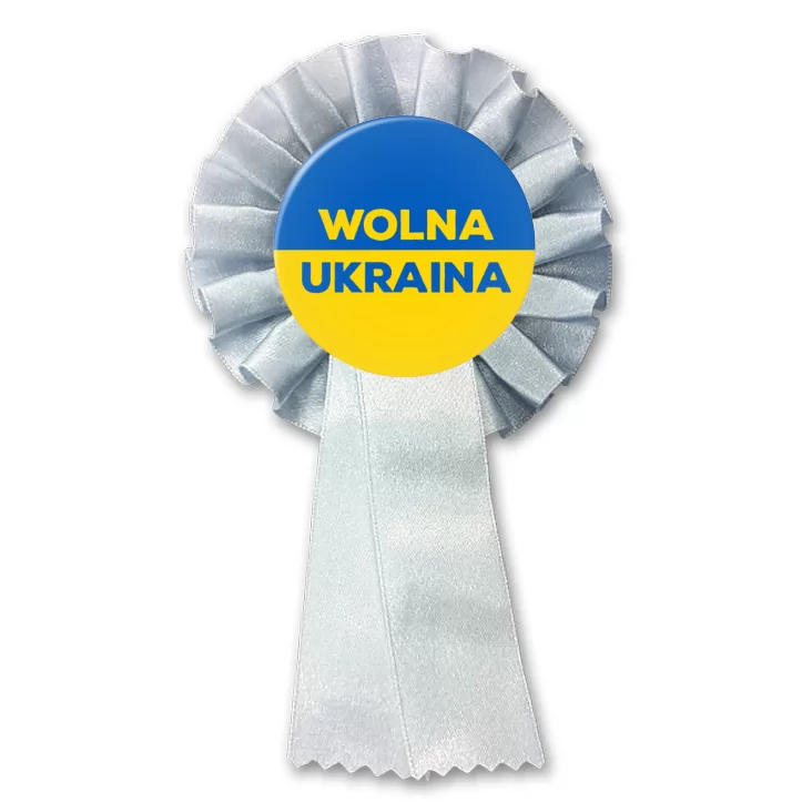 przypinka kotylion Wolna Ukraina