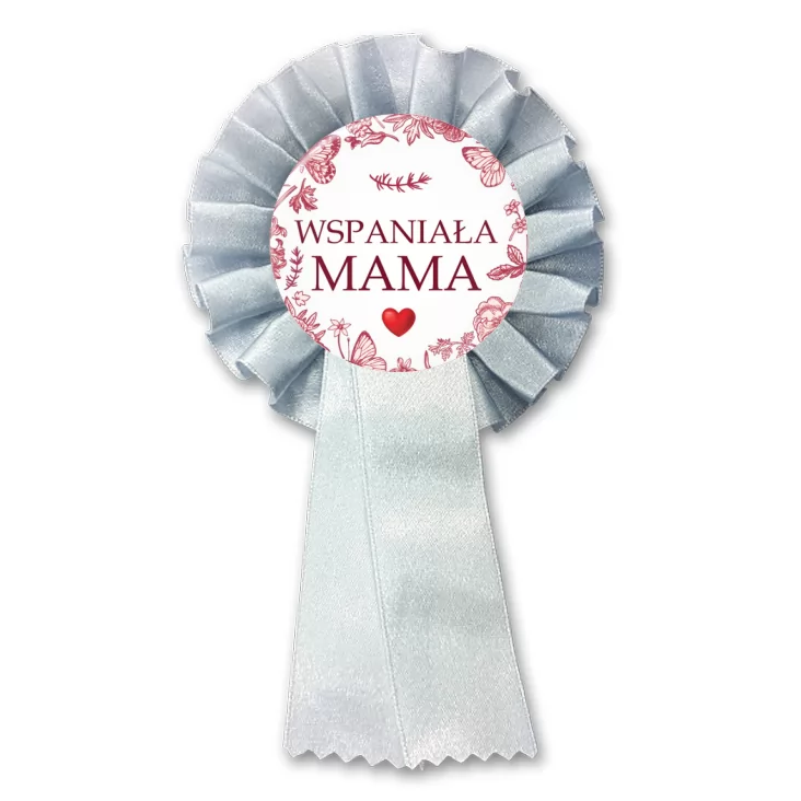 przypinka kotylion Wspaniała Mama Dzień Matki