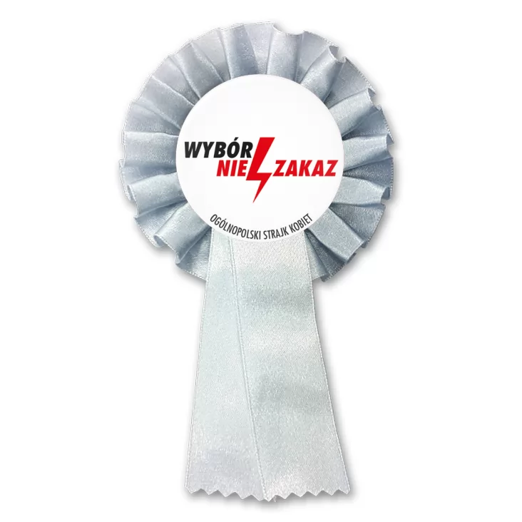 przypinka kotylion Wybór nie zakaz
