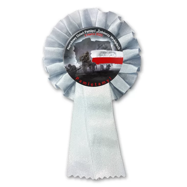 przypinka kotylion Żołnierze Niezłomni