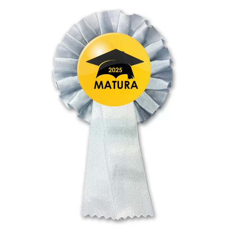 przypinka kotylion Matura czarny biret