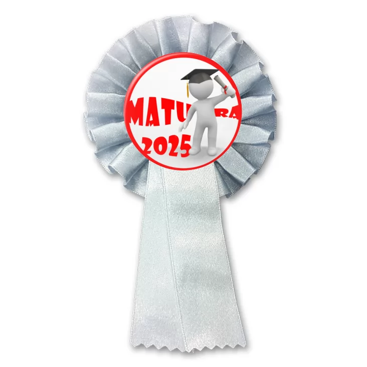 przypinka kotylion Matura Everyman w birecie