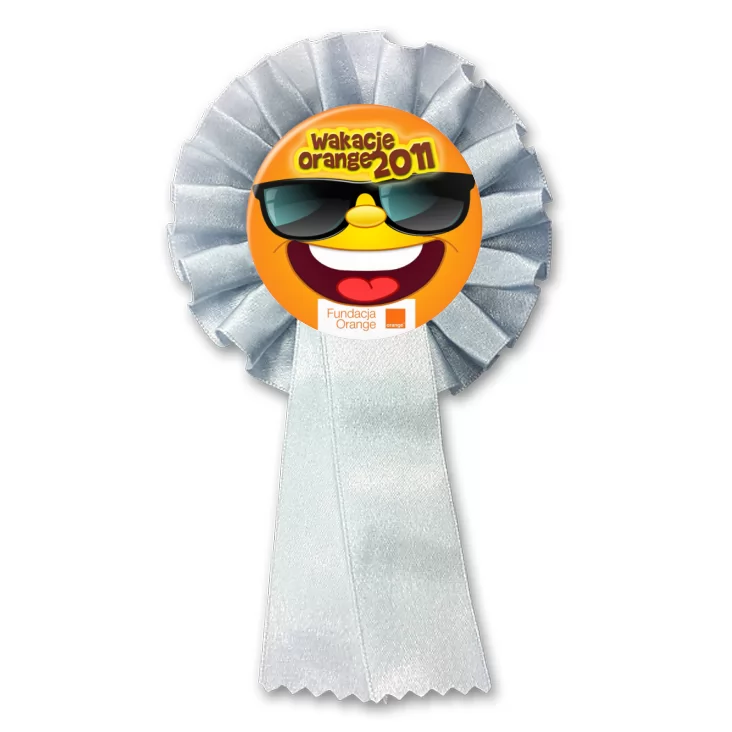 przypinka kotylion Wakacje Orange 2011