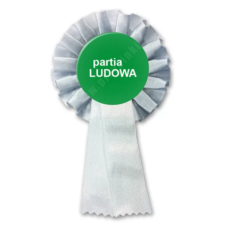przypinka kotylion Partia ludowa