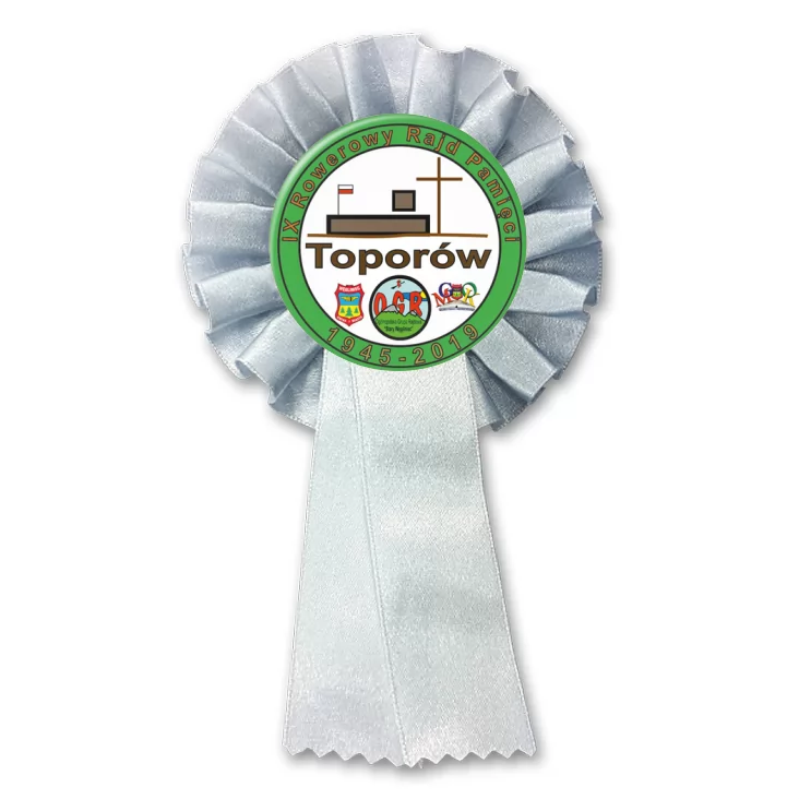 przypinka kotylion IX Rowerowy Rajd Pamięci