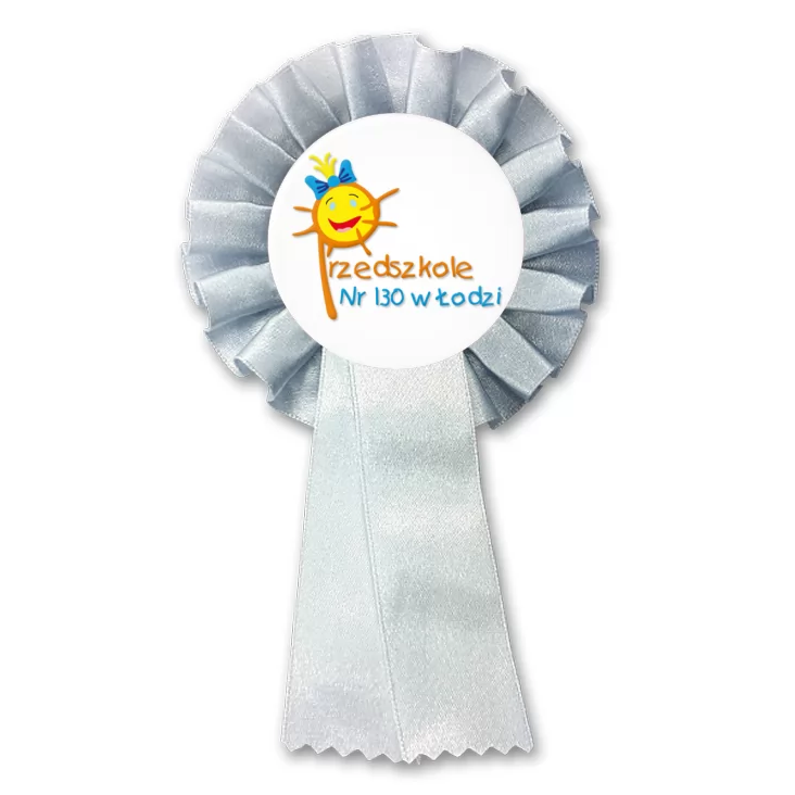 przypinka kotylion Przedszkole nr 130 w Łodzi
