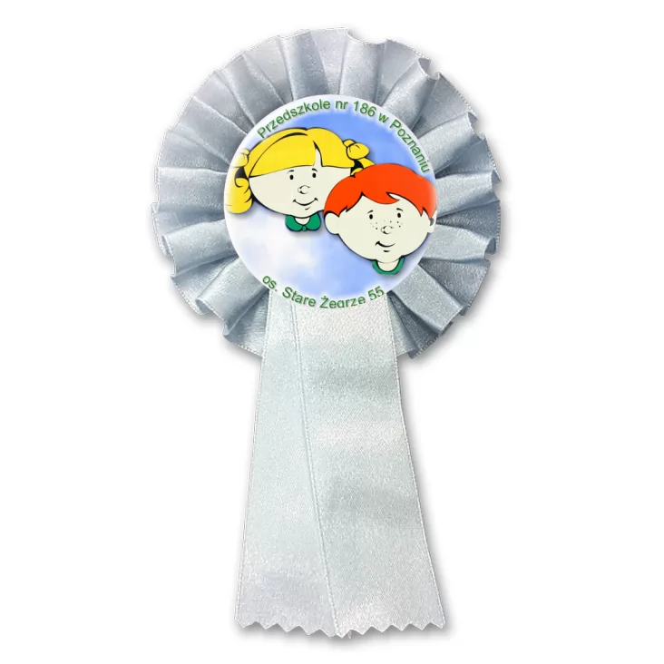 przypinka kotylion Przedszkole nr 186 w Poznaniu 