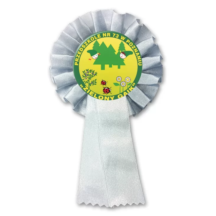 przypinka kotylion Zielony Gaik - Przedszkole Nr 73