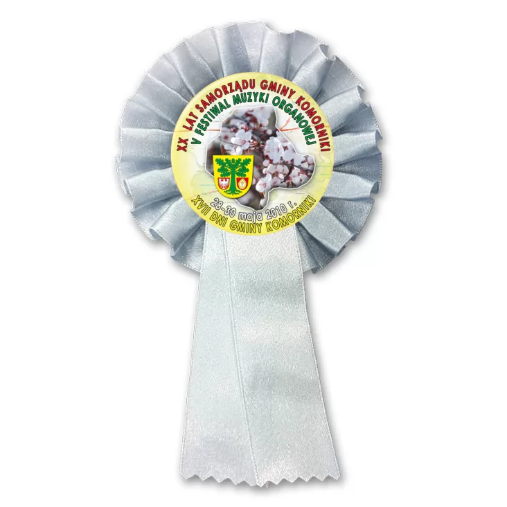 przypinka kotylion XVII Dni Gminy Komorniki