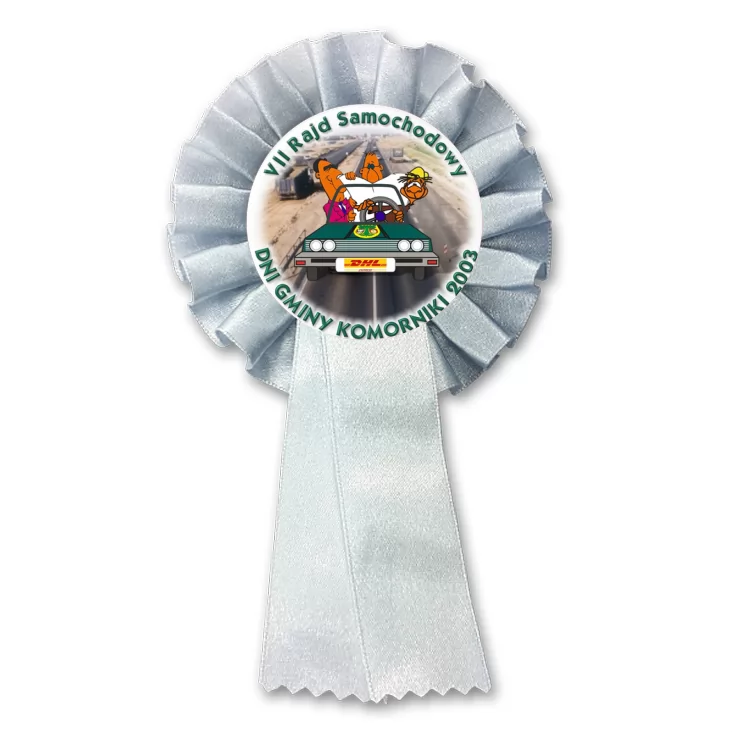przypinka kotylion VII Rajd Samochodowy