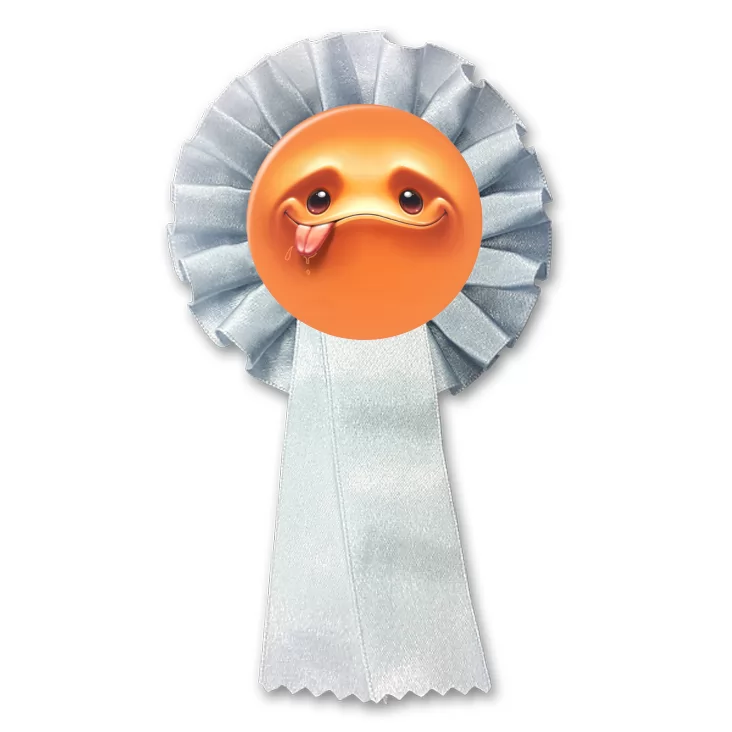 przypinka kotylion Buźka