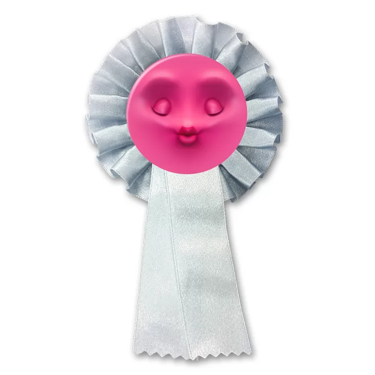 przypinka kotylion Buźka
