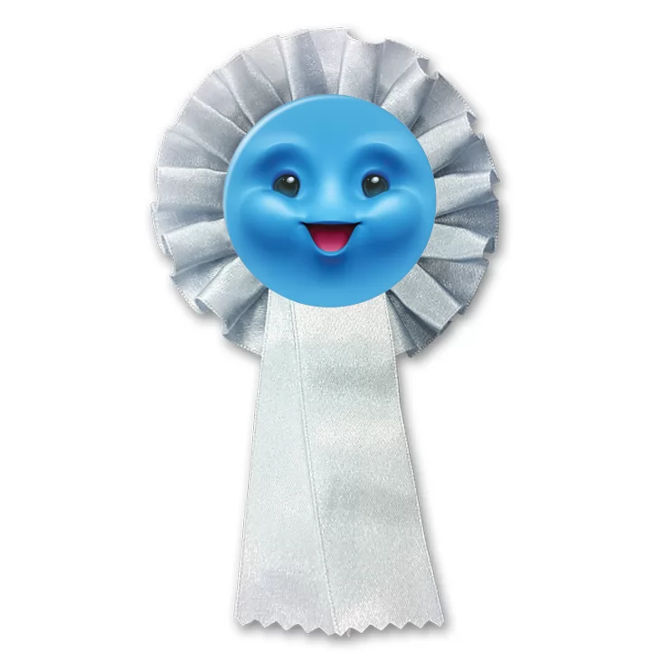 przypinka kotylion Buźka