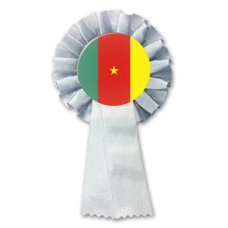 przypinka kotylion Flaga Kamerun