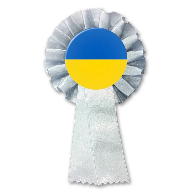 przypinka kotylion Flaga Ukraina