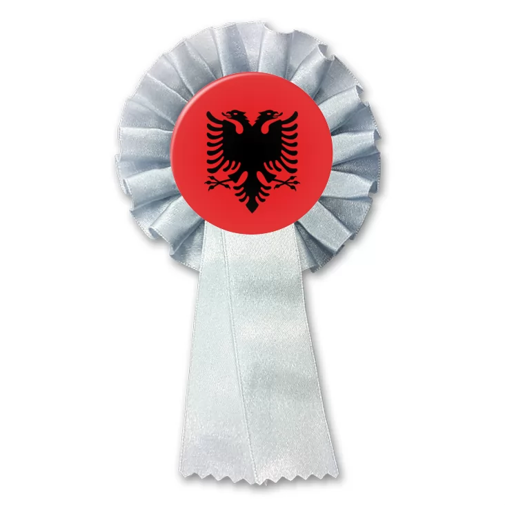 przypinka kotylion Flaga Albania