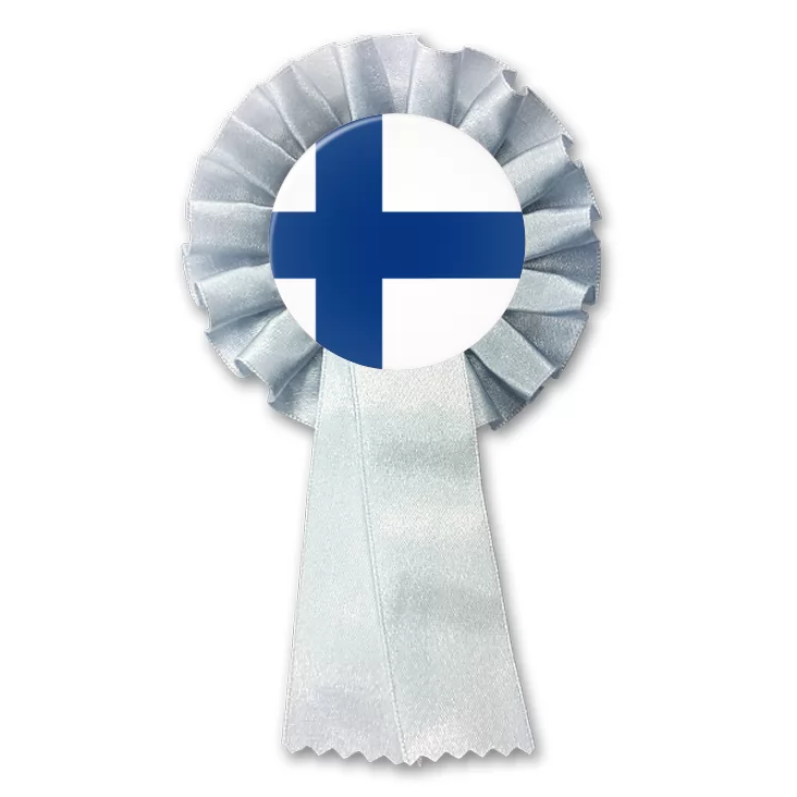 przypinka kotylion Flaga Finlandia