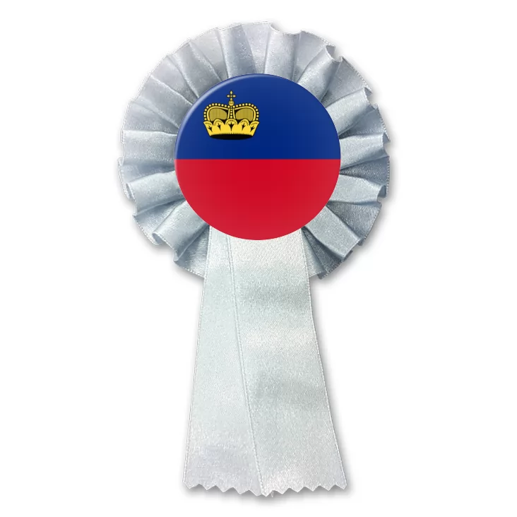 przypinka kotylion Flaga Liechtenstein
