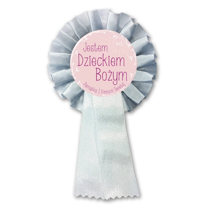 przypinka kotylion Jestem Dzieckiem Bożym