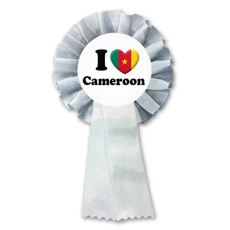 przypinka kotylion I love Cameroon
