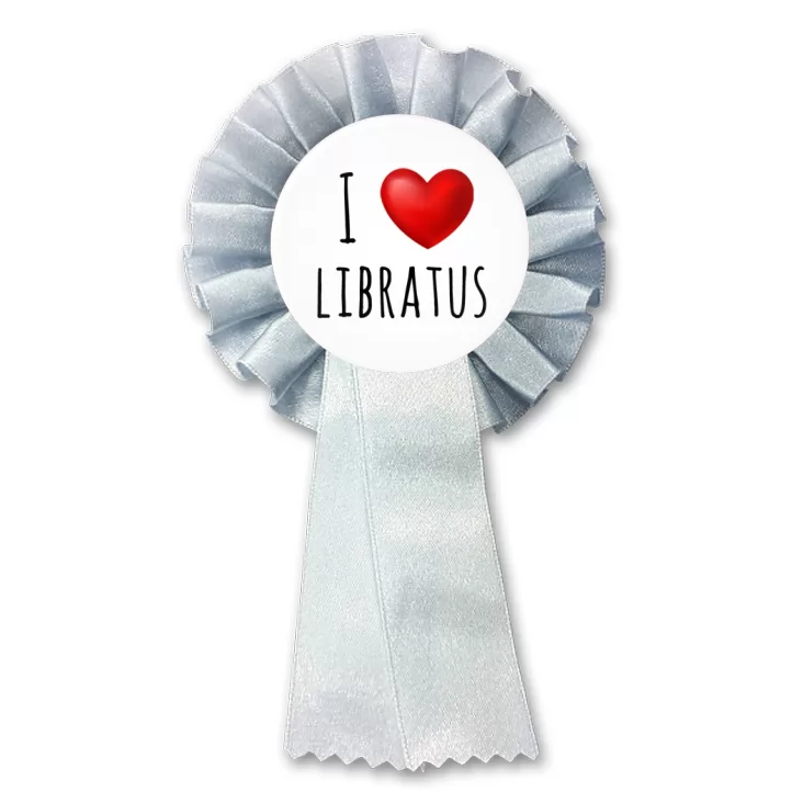 przypinka kotylion I love Libratus