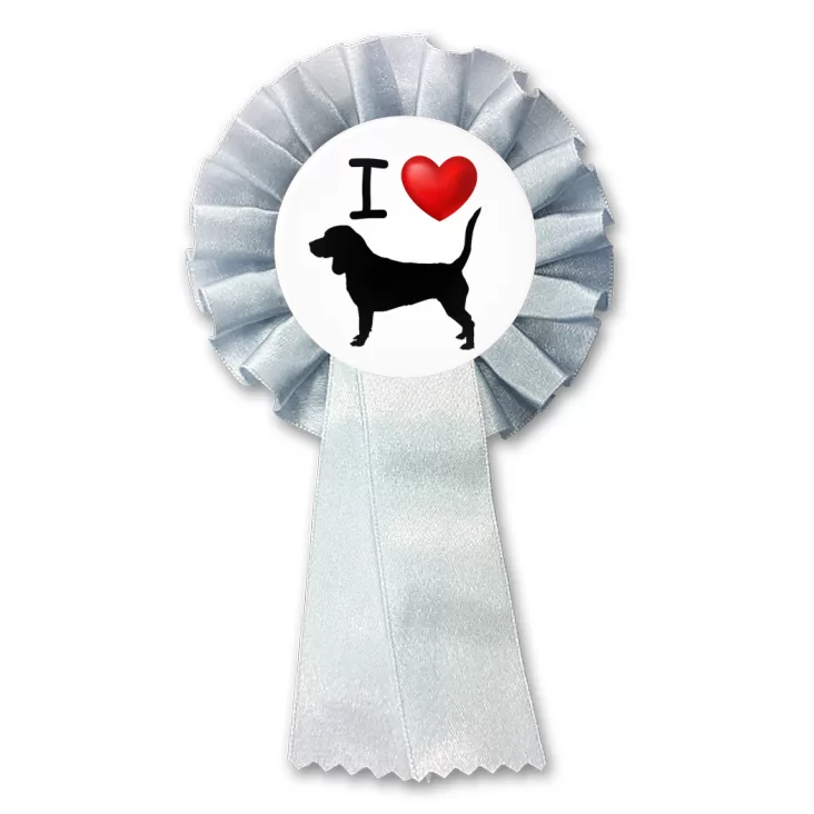przypinka kotylion I love beagle