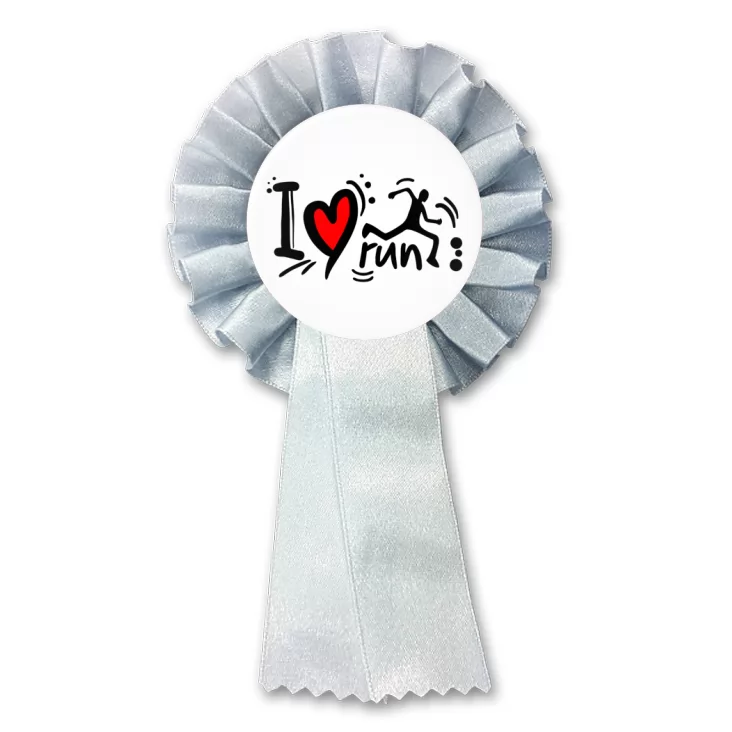 przypinka kotylion I love run