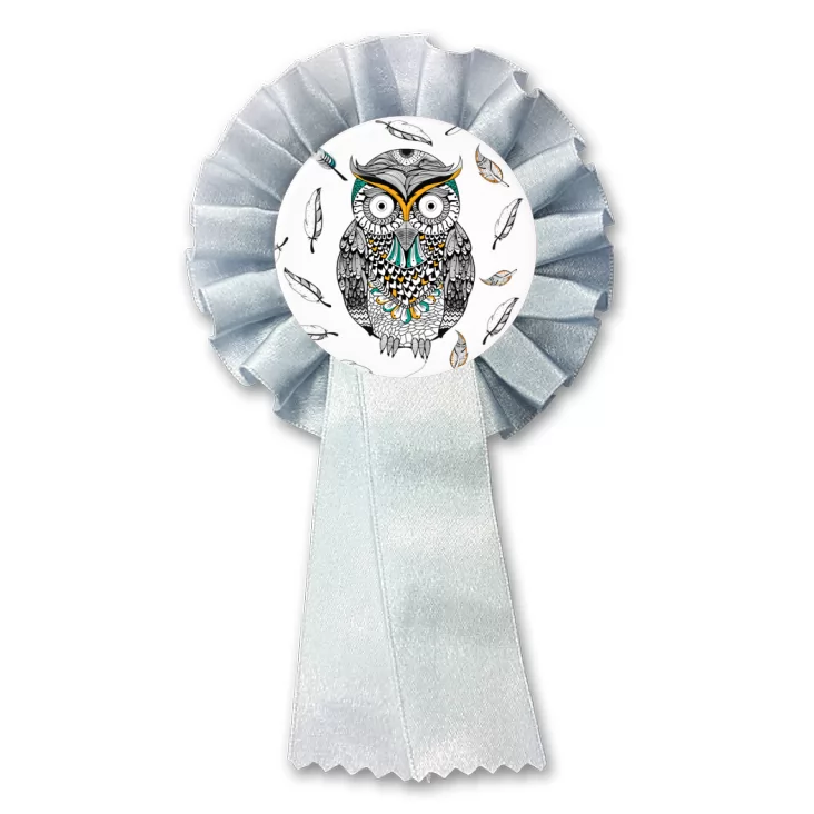 przypinka kotylion Sowa