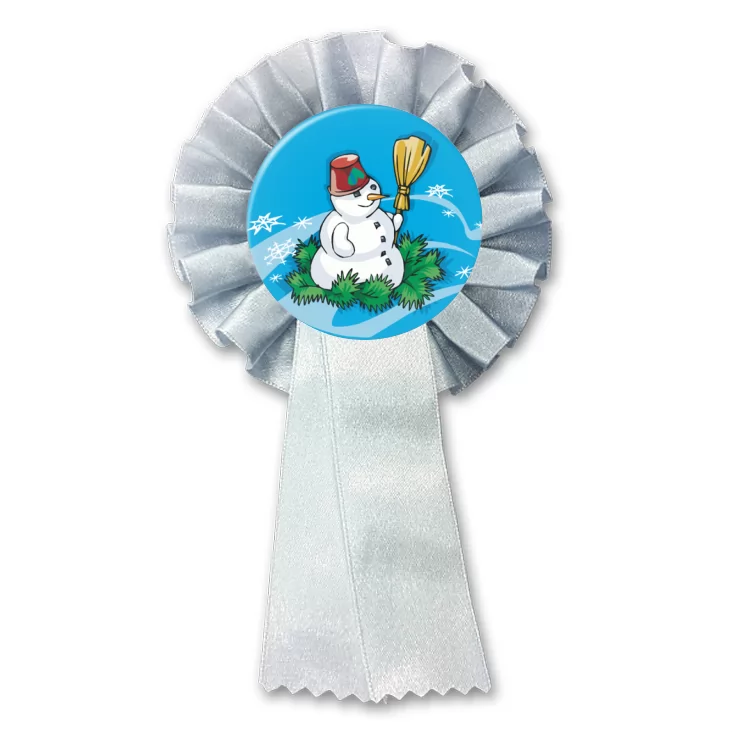 przypinka kotylion Bałwan
