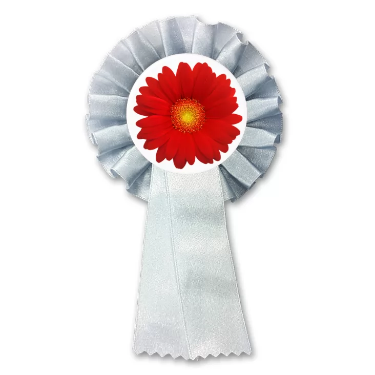 przypinka kotylion Gerbera czerwona